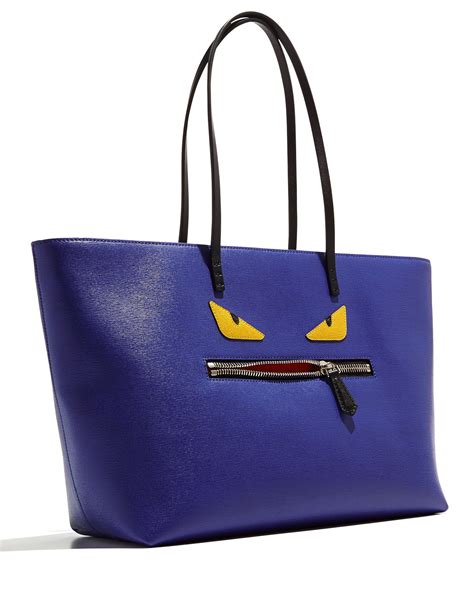 fendi monster tote blue|fendi duffle bag vintage.